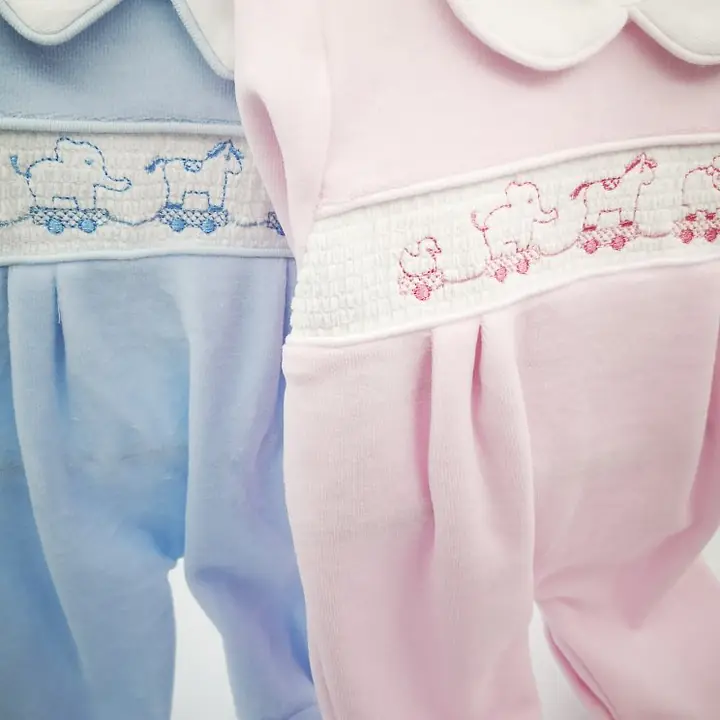 Velour Sleepsuit Animals 8674