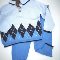 Knitted Sky Blue Set 24709