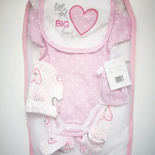 5pcs Mesh Hanging Gift set "Big Heart" 1033