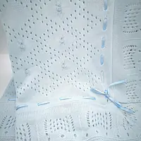 Shawl -With Rosebuds and Ribbons 3020 blue