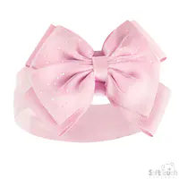  Headbands -Large Bow -Sparkle HB92-P A