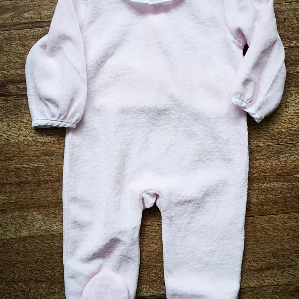 Pink Velour with Frilly Collar 5186