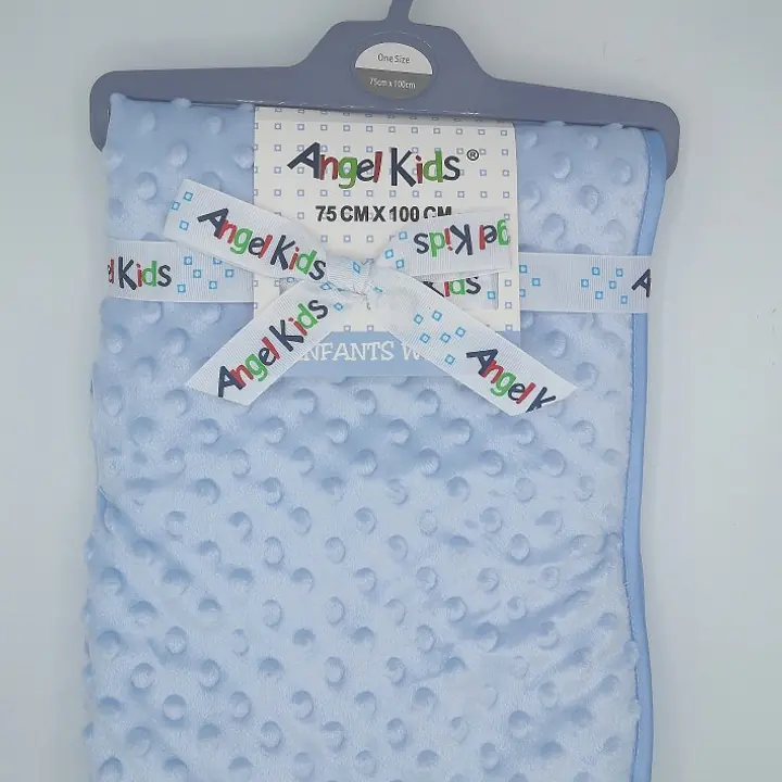 Dimple/Popcorn blanket - pram size
blue 
