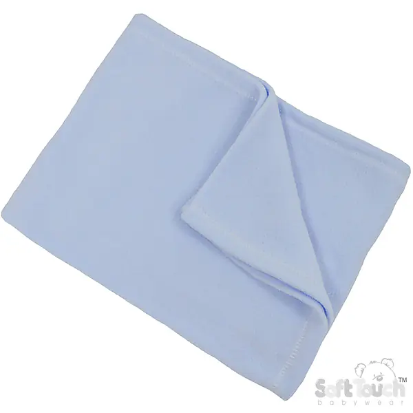 Plain Fleece Wrap 12 
blue 
