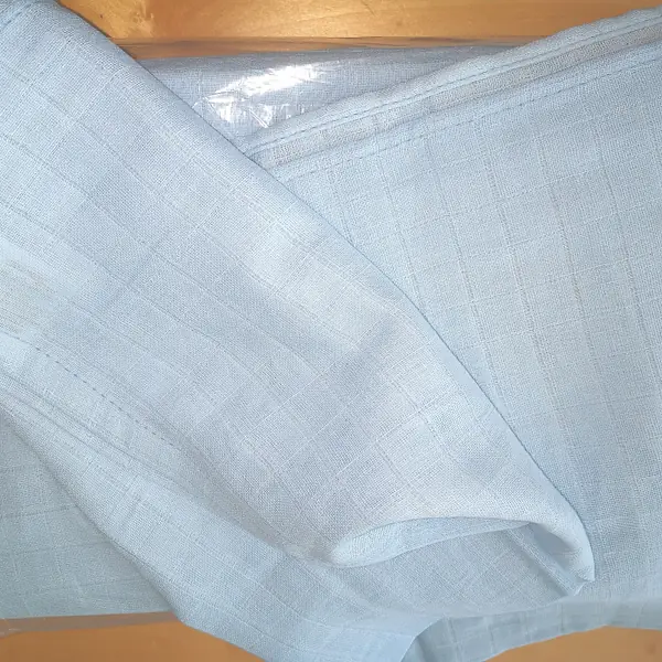 blue muslin