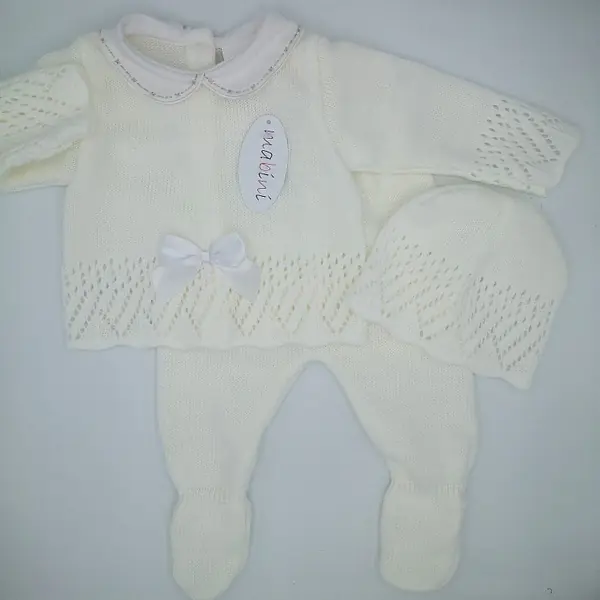 Knitted Box Set 24 White