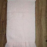 Pink Waffle Hanger Shawl 