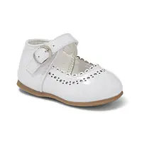 Debbie Satin Shoes  - White