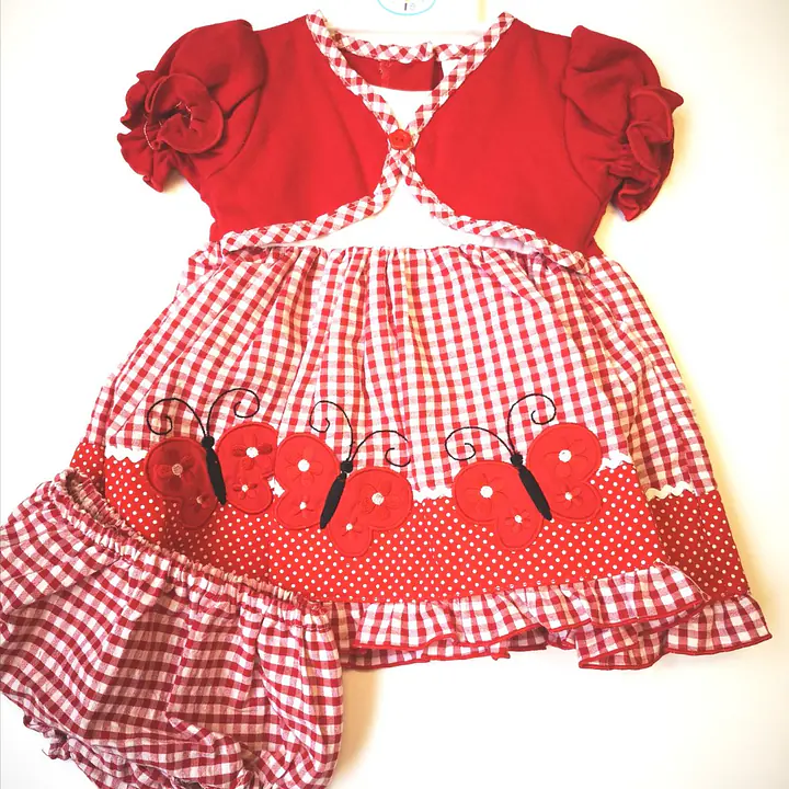 Baby cardigan dress "Butterflies" 1187