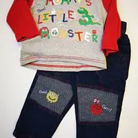 "Mummy's Little Monster" 2pc Set