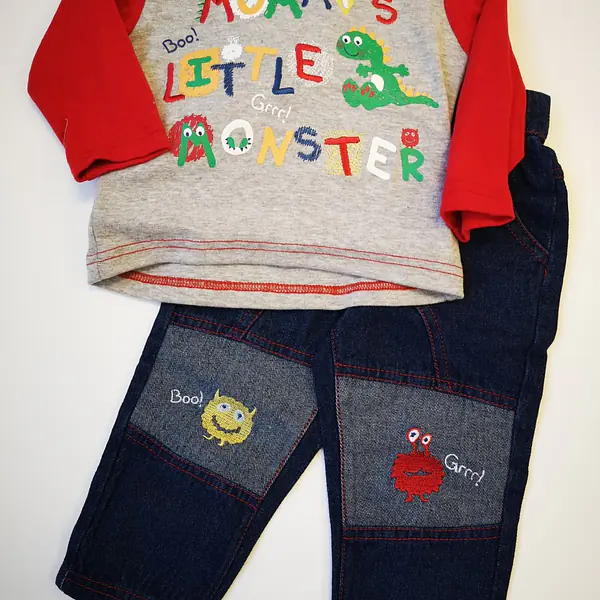 "Mummy's Little Monster" 2pc Set