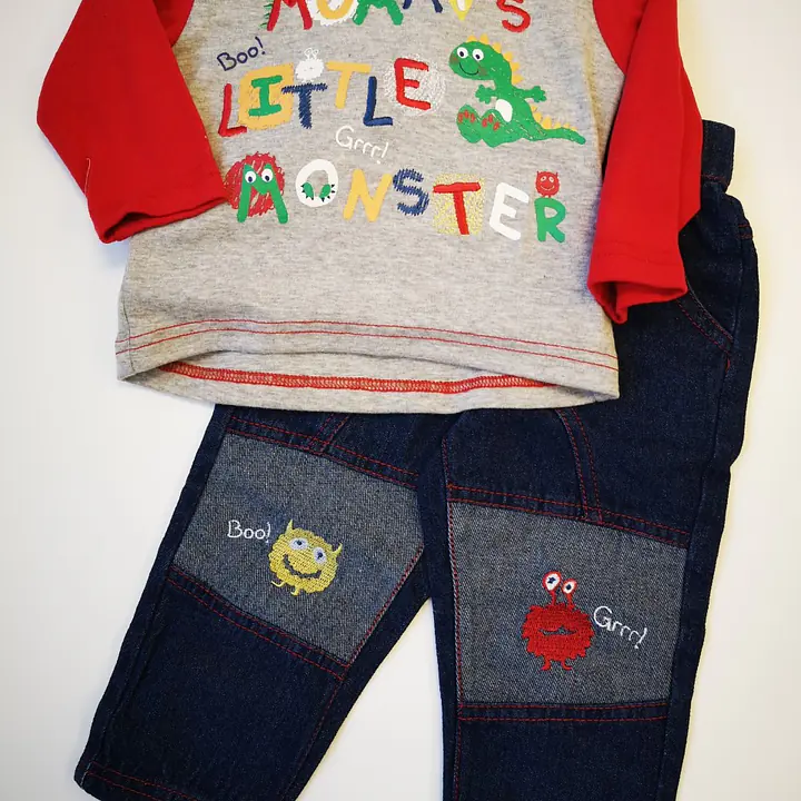 "Mummy's Little Monster" 2pc Set