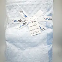 Dimple blanket - pram size
Solid Blue 