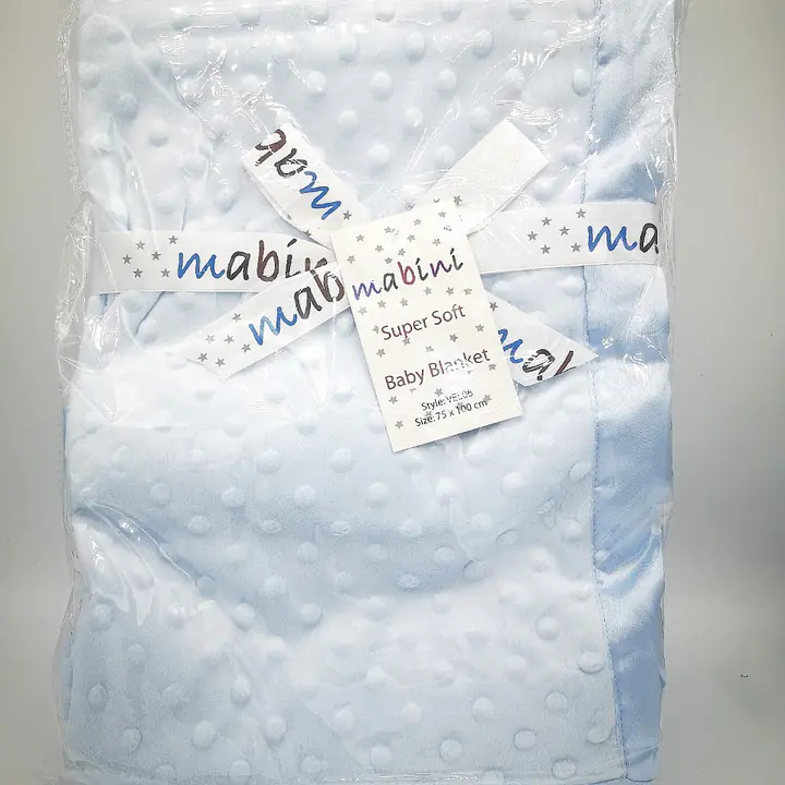 Dimple blanket - pram size
Solid Blue 