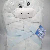 Fleece Wrap with Animal Face 180
BLUE