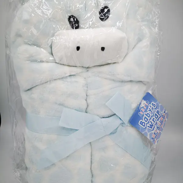 Fleece Wrap with Animal Face 180
BLUE