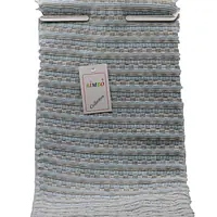 1800 Shawl - Blue with Grey 