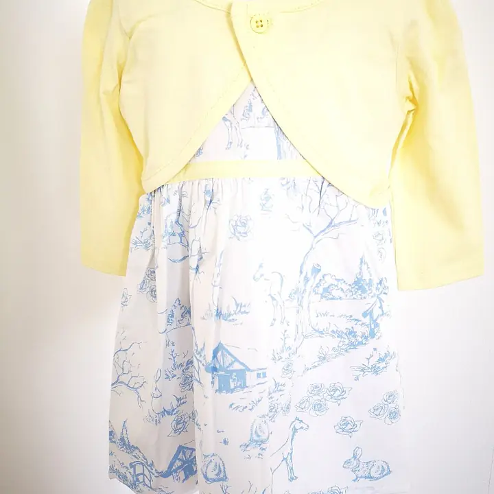 Woodland Print Dress with Bolero Jacket M14721