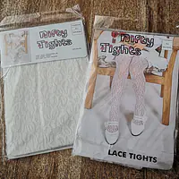 Cream Lace Tights